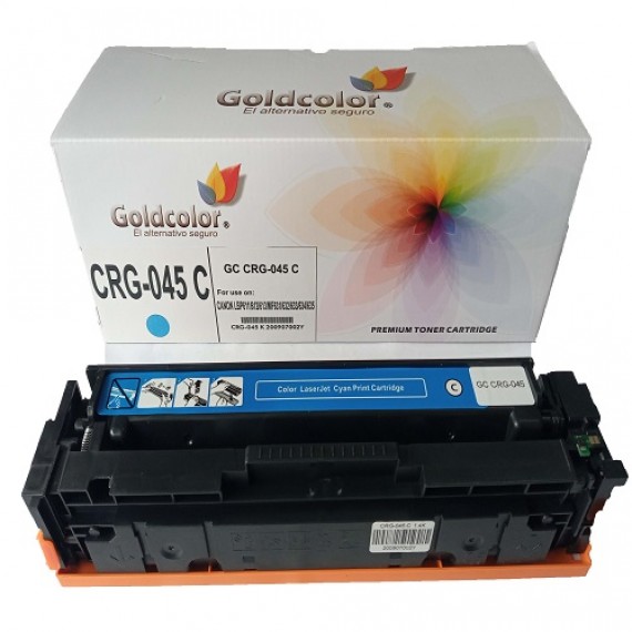 045 Cyan Toner Cartridge For Canon Color Imageclass Mf634cdw, Mf632cdw, Lbp612cdw Printer