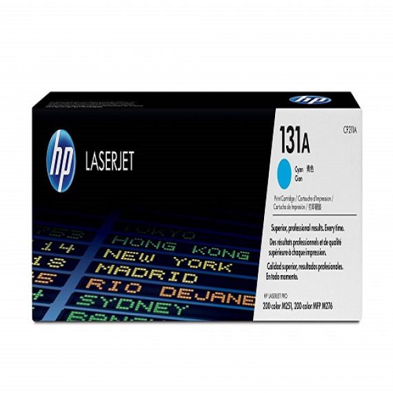HP 131A Cyan Original LaserJet Toner Cartridge (CF211A)