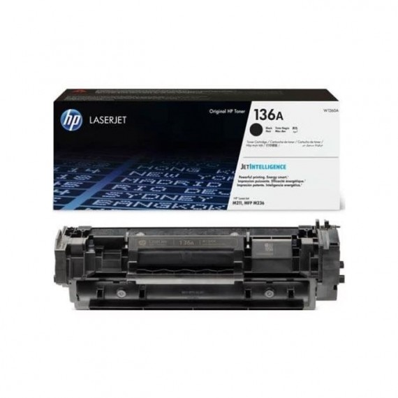 HP 136A Black Original LaserJet Toner Cartridge (W1360A)