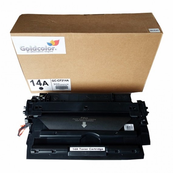 GOLDCOLOR 14A BLACK TONER CARTRIDGE (CF214A) FOR HP REPLACEMENT