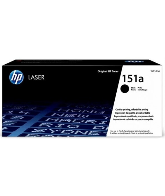 HP 151A Black LaserJet Toner Cartridge (W1510A)