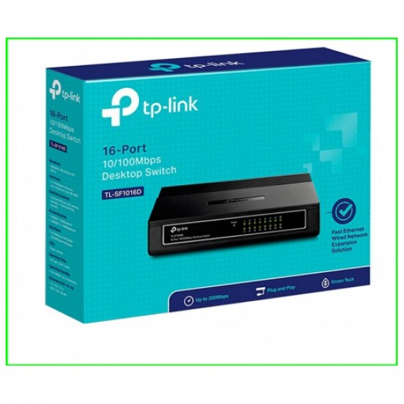 TP-LINK 16-PORT 10/100MBPS DESKTOP SWITCH