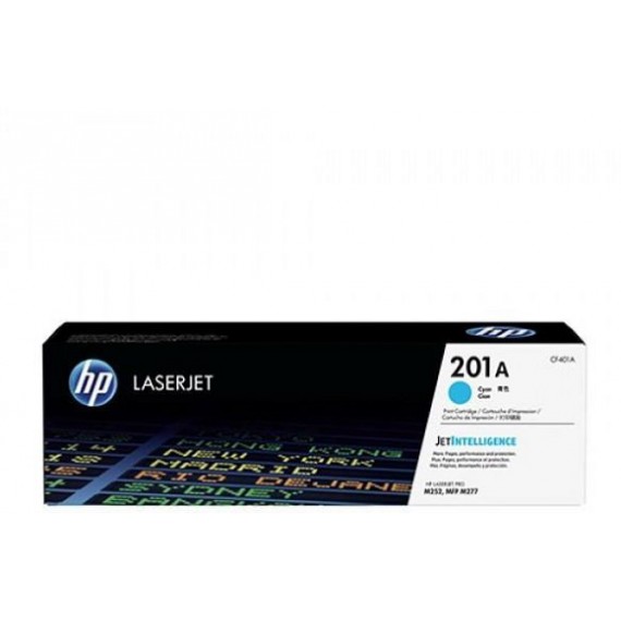 HP 201A Cyan Original LaserJet Toner Cartridge, CF401A