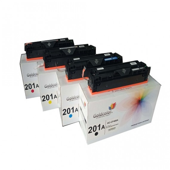 201A Toner Cartridge Set - Black + Cyan + Yellow & Magenta