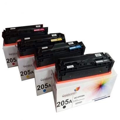 205A Toner Cartridge Set For HP - Cf530a, Cf531a, Cf532a & Cf533a