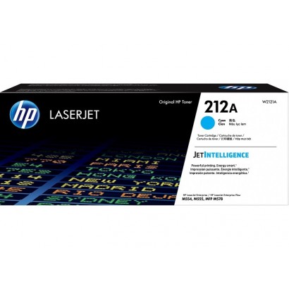 HP 212A Cyan Original LaserJet Toner Cartridge, W2121A