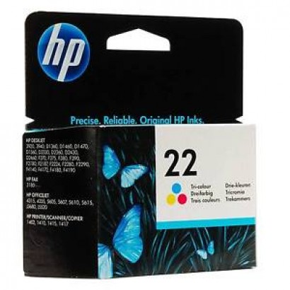 HP 22 Tri-color Ink Cartridge (C9352AE)