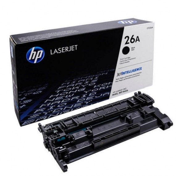 HP 26A Black Original LaserJet Toner Cartridge