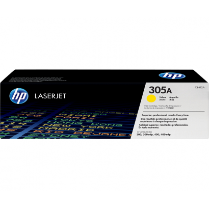 HP 305A Yellow Original LaserJet Toner Cartridge (CE412A)