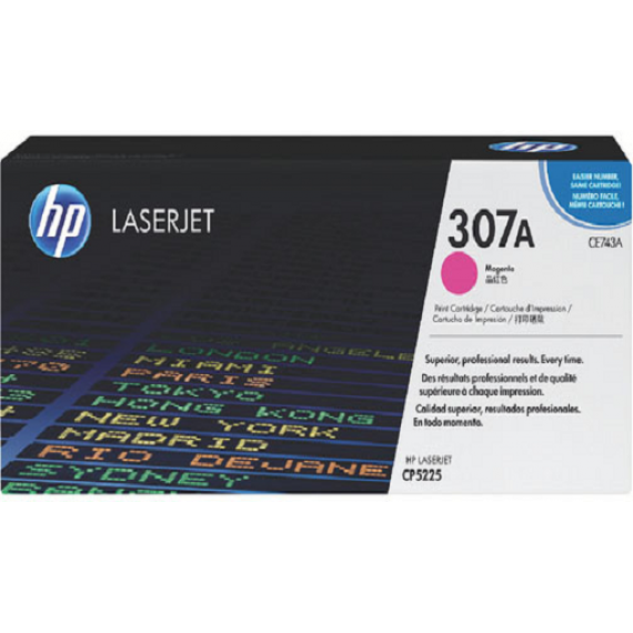 HP 307A Magenta Original LaserJet Toner Cartridge (CE743A)