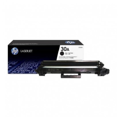 HP 30A Black Original LaserJet Toner Cartridge, CF230A