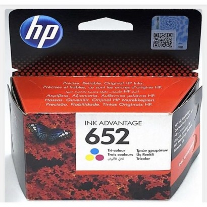 HP 652 Tri-color Original Ink Advantage Cartridge (F6V24AE)