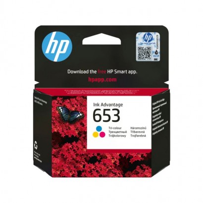 HP 653 Tri-color Original Ink Advantage Cartridge (3YM74AE)