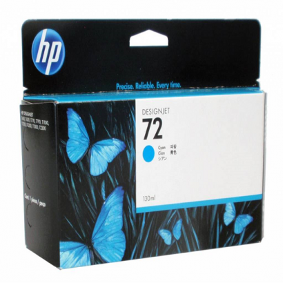 HP 72 130-ml Cyan DesignJet Ink Cartridge (C9371A)