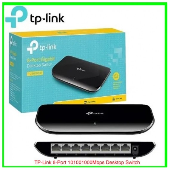 TP-LINK 8-PORT 10/100/1000MBPS DESKTOP SWITCH