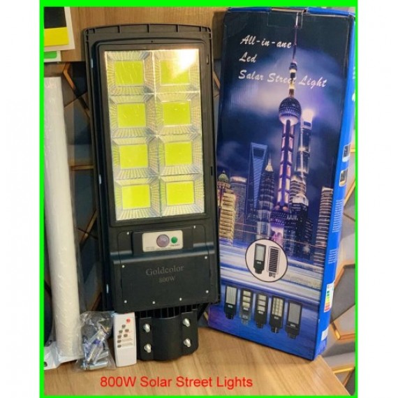 Solar Streetlight Led with Pole/Remote-800w