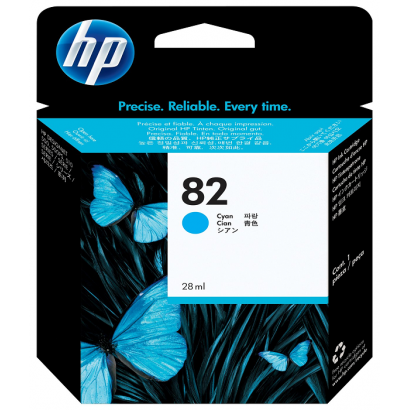 HP 82 69-ml Cyan DesignJet Ink Cartridge (C4911A)