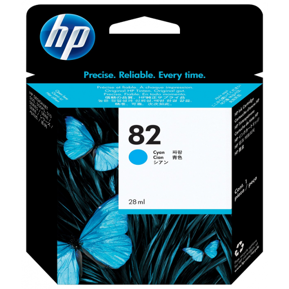 HP 82 69-ml Cyan DesignJet Ink Cartridge (C4911A)