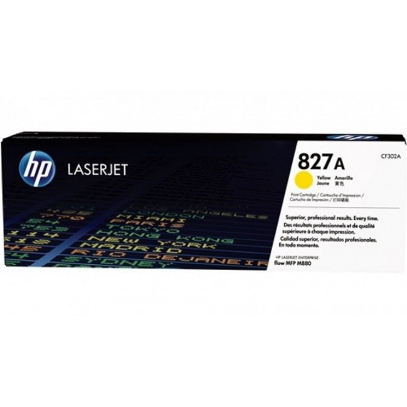 HP 827A (CF302A) Original Yellow Toner Cartridge