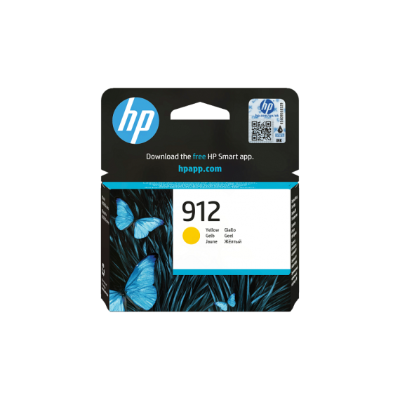 HP 912 Yellow Original Ink Cartridge (3YL79AE)