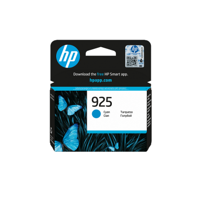 HP 925 Cyan Original Ink Cartridge (4K0V6PE) HP 925 Cyan Original Ink Cartridge (4K0V6PE)