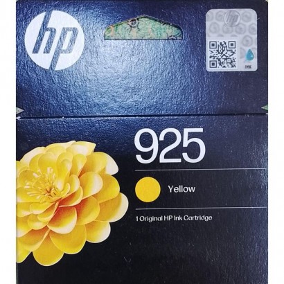 HP 925 Yellow Original Ink Cartridge (4K0V8PE) HP 925 Yellow Original Ink Cartridge (4K0V8PE)