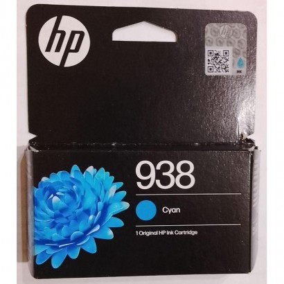 HP 938 Cyan Original Ink Cartridge (4S6X5PE) HP 938 Cyan Original Ink Cartridge (4S6X5PE)