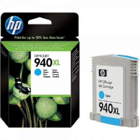 HP 940XL High Yield Cyan Ink Cartridge (C4907AE)