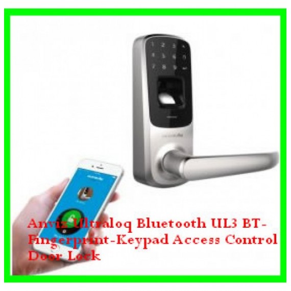 Anviz Ultraloq Bluetooth UL3 BT-Fingerprint-Keypad Access Control Door Lock