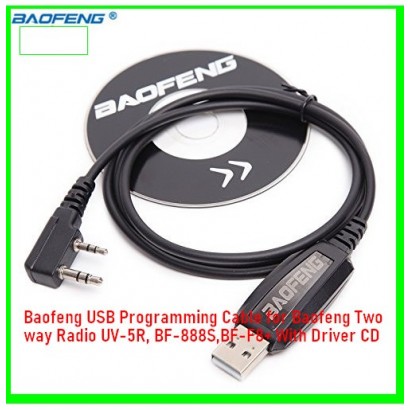 Baofeng USB Programming Cable for Baofeng Two way Radio UV-5R, BF-888S,BF-F8+ With Driver CD Baofeng USB Programming Cable for Baofeng Two way Radio UV-5R, BF-888S,BF-F8+ With Driver CD