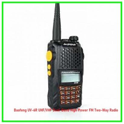 Baofeng UV-6R UHF/VHF Dual-Band High Power FM Two-Way Radio Baofeng UV-6R UHF/VHF Dual-Band High Power FM Two-Way Radio