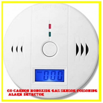 CO CARBON MONOXIDE GAS SENSOR POISONING ALARM DETECTOR