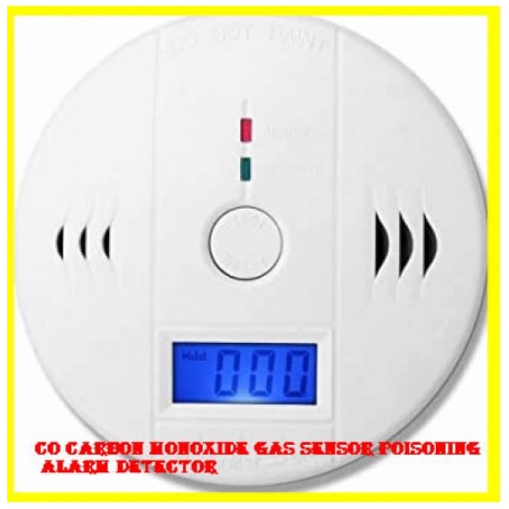 CO CARBON MONOXIDE GAS SENSOR POISONING ALARM DETECTOR