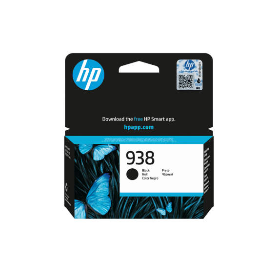HP 938 Black Original Ink Cartridge (4S6X8PE)