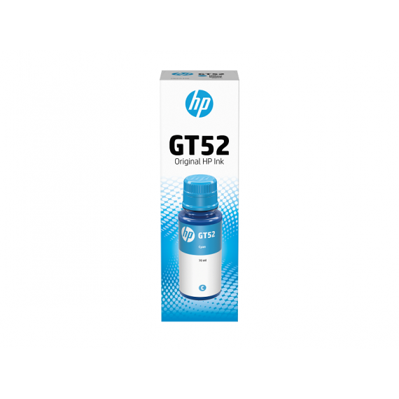 HP GT52 Cyan Original Ink Bottle (M0H54AE)