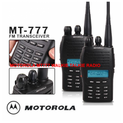 Motorola MT-777 Two Way Radio Walkie Talkie