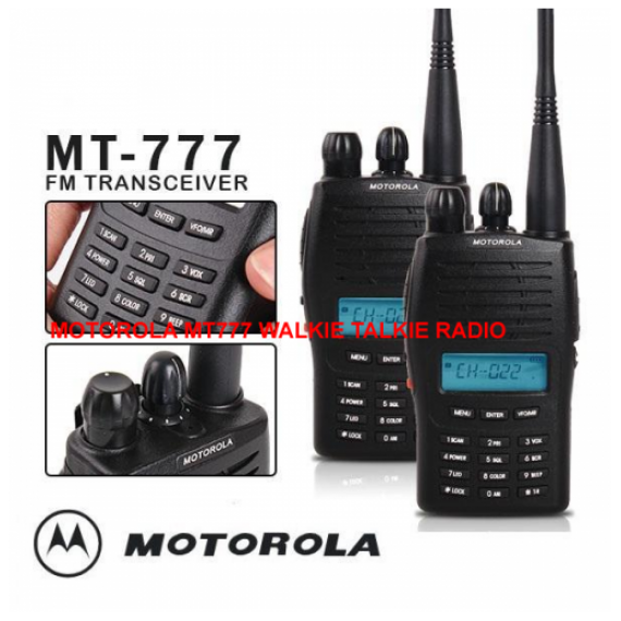 Motorola MT-777 Two Way Radio Walkie Talkie