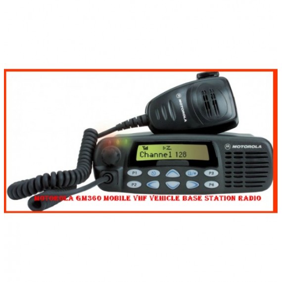 Motorola GM360 Mobile VHF Vehicle Base Station Radio