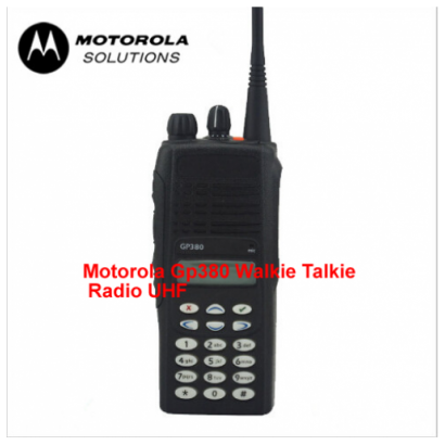Motorola Gp380 UHF Two-way Radio Motorola Gp380 UHF Two-way Radio