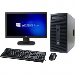 HP Prodesk 600 Microtower Desktop Pc Corei3 - 8GB + 1TB HDD Win 11 Pro & Ms Office Suite