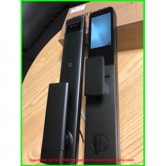 Tuya Smart 3D Face/Palm Recognition Fingerprint WIFI Door Lock