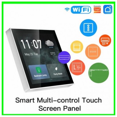Tuya Smart Home Multi-functional Touch Screen Control Panel