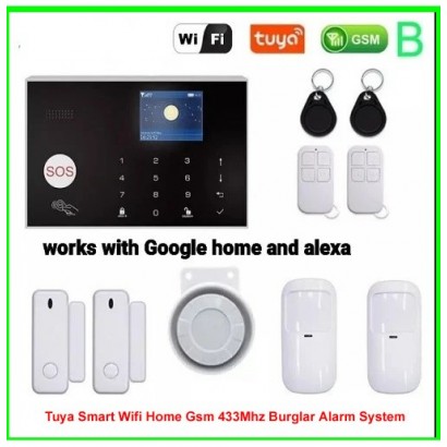 Tuya Smart Wifi Home Gsm 433Mhz Burglar Alarm System