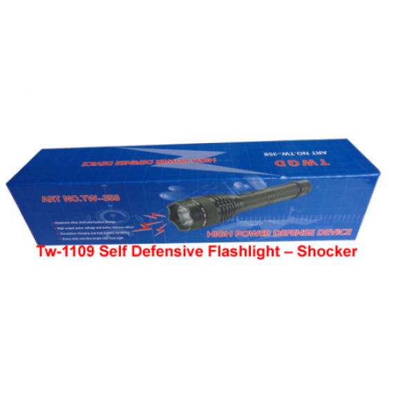 TW-1109 SELF DEFENSIVE FLASHLIGHT – SHOCKER