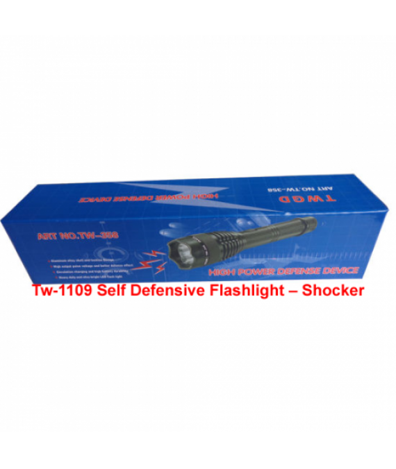 TW-1109 SELF DEFENSIVE FLASHLIGHT – SHOCKER