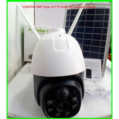 V380PRO 6MP SOLAR AI PTZ SOLAR HD CAMERA-T06-4G