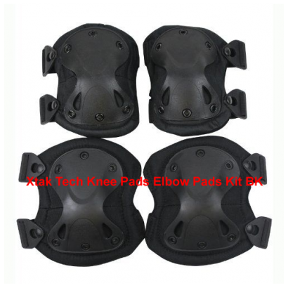 XTAK TECH KNEE PADS ELBOW PADS KIT BK