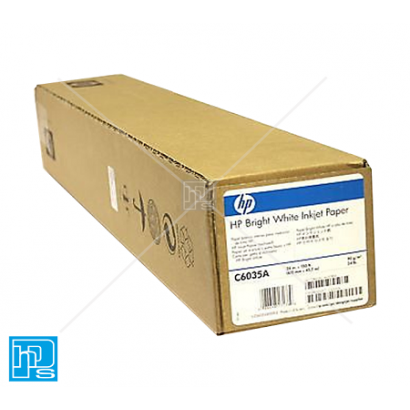 HP Bright White Inkjet Roll Paper-610 mm x 45.7 m (C6035A)