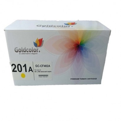 GOLDCOLOR 201A YELLOW TONER CARTRIDGE (CF402A) FOR HP REPLACEMENT