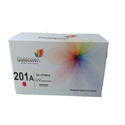GOLDCOLOR 201A MAGENTA TONER CARTRIDGE (CF403A) FOR HP REPLACEMENT